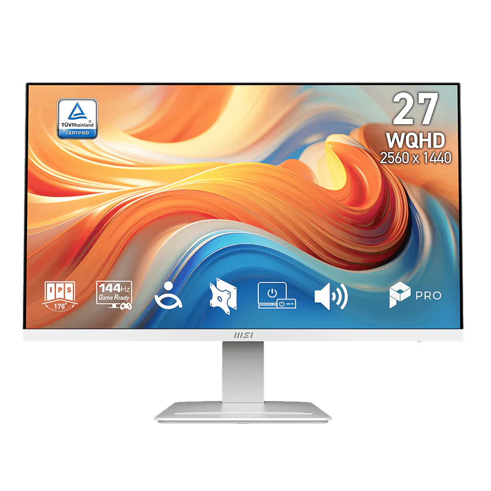 Màn hình MSI PRO MP273QW E14 (27Inch/ 2K/ 1ms/ 144Hz/ 300cd/m2/ IPS/ Loa) Màn hình MSI PRO MP273QW E14 (27Inch/ 2K/ 1ms/ 144Hz/ 300cd/m2/ IPS/ Loa)
