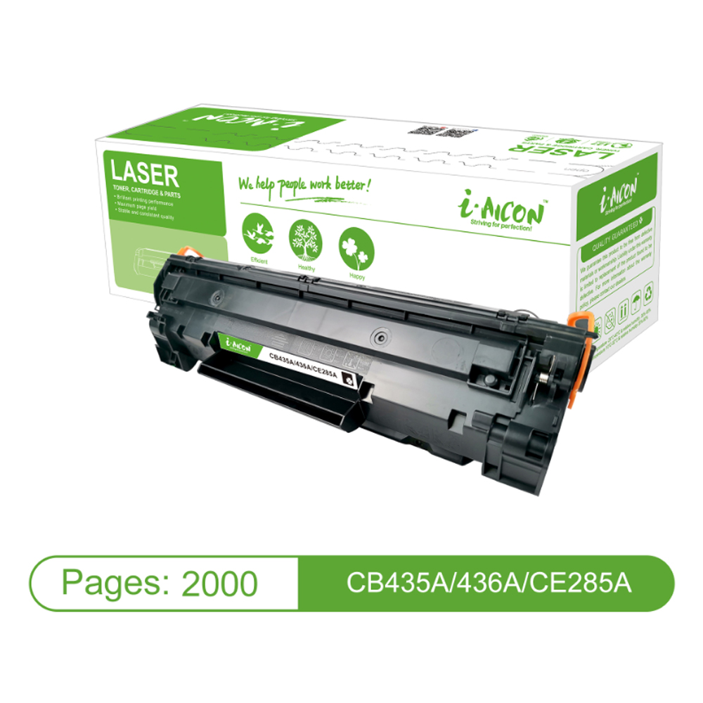 Mực in laser I-Aicon CB435A/436A/CE285A (Dùng cho máy P1002/1003/1004/1005/1006/1009/LBP3010/3018/3050) Mực in laser I-Aicon CB435A/436A/CE285A (Dùng cho máy P1002/1003/1004/1005/1006/1009/LBP3010/3018/3050)