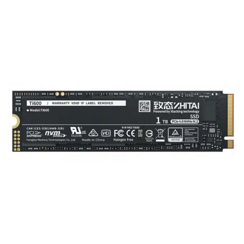 Ổ SSD Zhitai Ti600 1TB (NVMe PCIe/ Gen4x4 M2.2280/ 7000MB/s/ 6000MB/s) Ổ SSD Zhitai Ti600 1TB (NVMe PCIe/ Gen4x4 M2.2280/ 7000MB/s/ 6000MB/s)