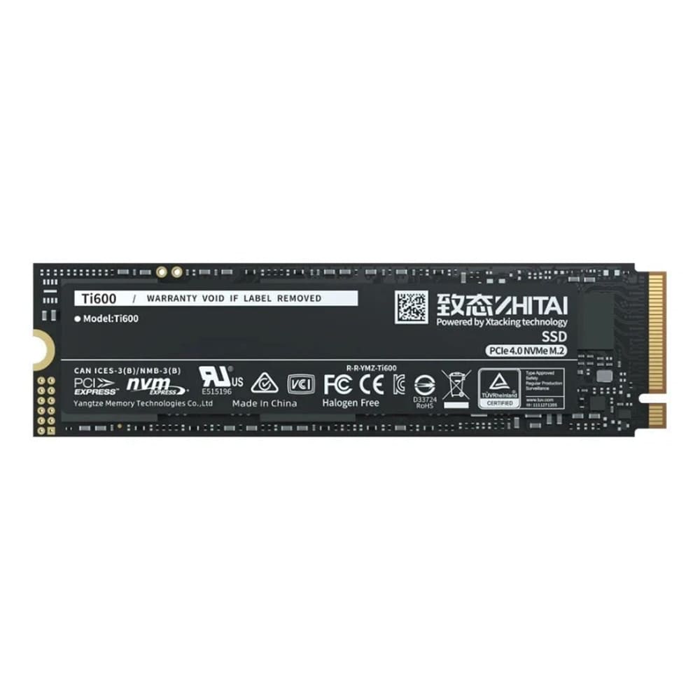 Ổ SSD Zhitai Ti600 4TB (NVMe PCIe/ Gen4x4 M2.2280/ 7000MB/s/ 6000MB/s) Ổ SSD Zhitai Ti600 4TB (NVMe PCIe/ Gen4x4 M2.2280/ 7000MB/s/ 6000MB/s)