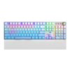 Bàn phím cơ Aula 3 MODE F2088AIR trắng xanh dương gradient Brown Switch
