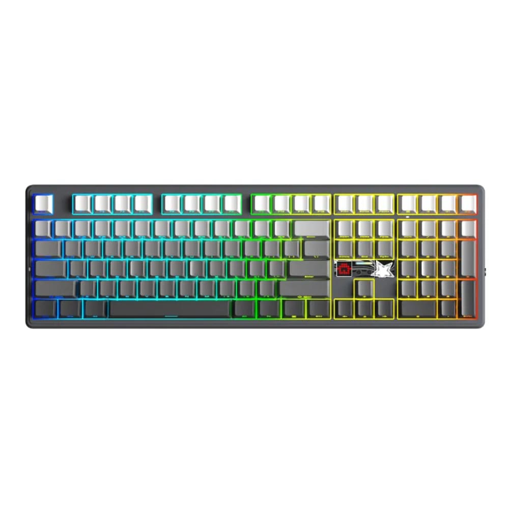 Bàn phím cơ Aula 3 MODE F108 Pro V2 xám đen gradient X3 switch Bàn phím cơ Aula 3 MODE F108 Pro V2 xám đen gradient X3 switch