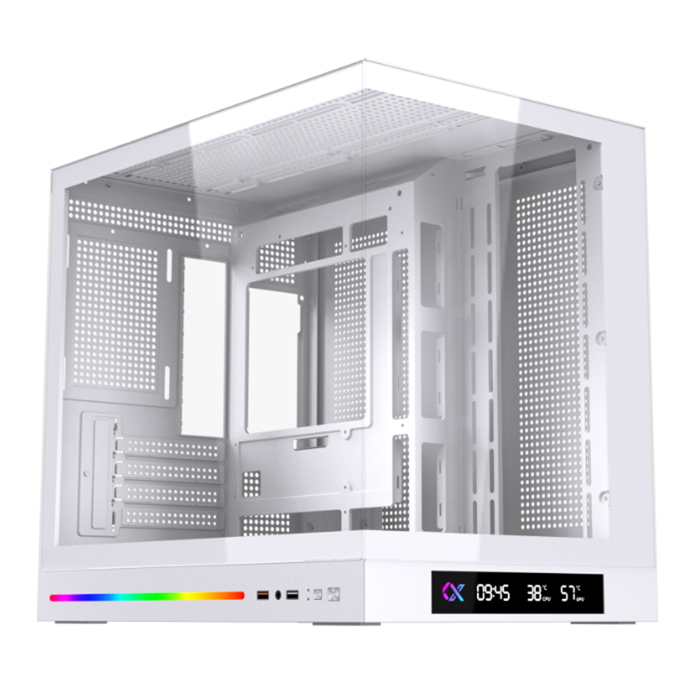 Vỏ máy tính Xigmatek Cloud M DGT Arctic (M-ATX/ Màu Trắng) - No Fan Vỏ máy tính Xigmatek Cloud M DGT Arctic (M-ATX/ Màu Trắng) - No Fan