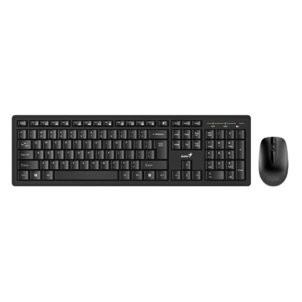 Bộ bàn phím chuột không dây Genius KM-8200 (Đen xám) Bộ bàn phím chuột không dây Genius KM-8200 (Đen xám)