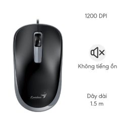 Chuột có dây Genius DX-125S (Xám đen)