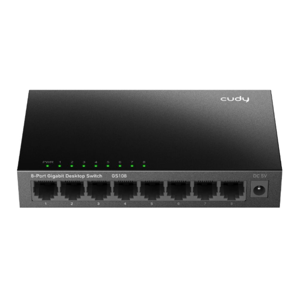 Switch Cudy GS108 (Gigabit 1000Mbps/ 8 Cổng/ Vỏ kim loại) Switch Cudy GS108 (Gigabit 1000Mbps/ 8 Cổng/ Vỏ kim loại)