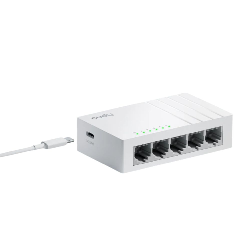 Switch Cudy FS105D (10/100Mbps/ 5 Cổng/ Vỏ Nhựa) Switch Cudy FS105D (10/100Mbps/ 5 Cổng/ Vỏ Nhựa)