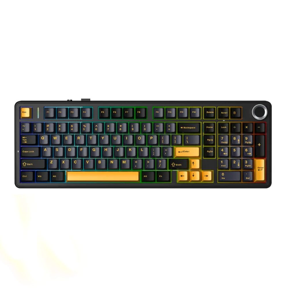 Bàn phím cơ Aula 3 Mode F99 PRO Đen + xanh đậm + cam Star Vector switch Bàn phím cơ Aula 3 Mode F99 PRO Đen + xanh đậm + cam Star Vector switch
