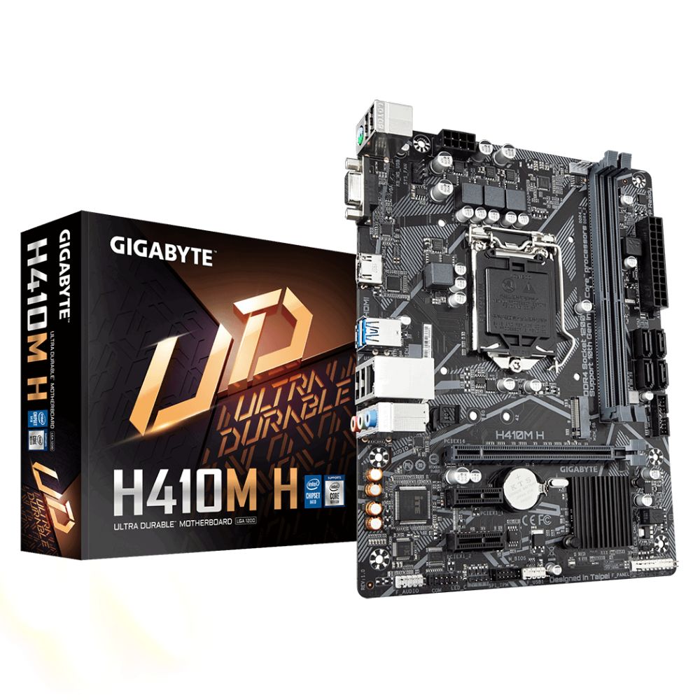 Mainboard Gigabyte H410M H (Intel H410/ Socket 1200/ M-ATX/ 2 khe ram) Mainboard Gigabyte H410M H (Intel H410/ Socket 1200/ M-ATX/ 2 khe ram)