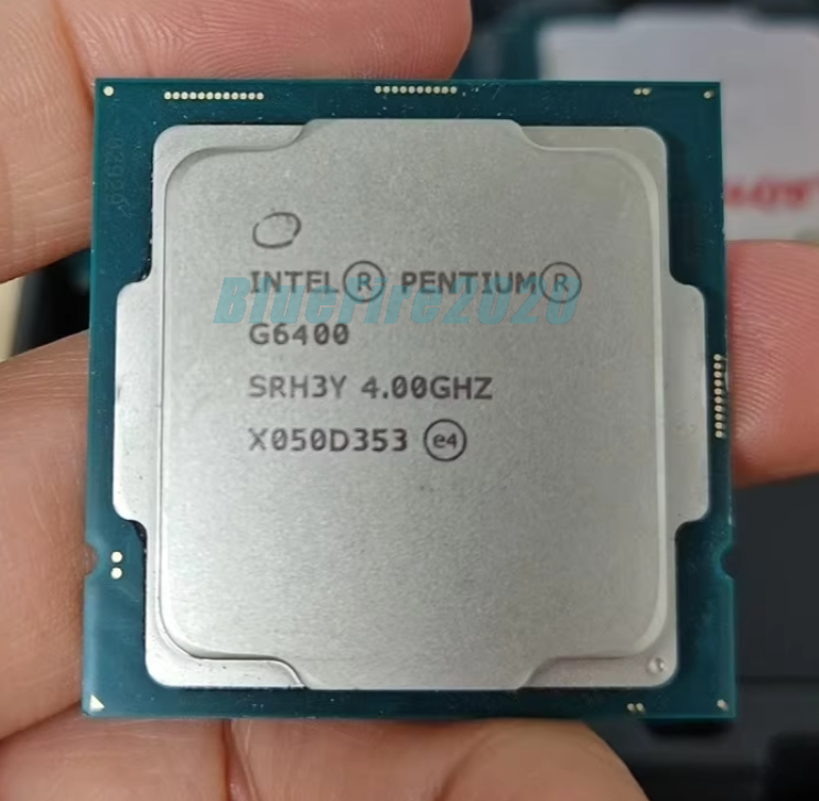 CPU Intel Pentium G6400 Tray (Socket 1200/ Base 4.0Ghz/ 2 Cores/ 4 Threads/ Cache 4MB) CPU Intel Pentium G6400 Tray (Socket 1200/ Base 4.0Ghz/ 2 Cores/ 4 Threads/ Cache 4MB)
