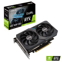 Cạc màn hình Asus Dual GeForce RTX 3060 V2 OC Edition 12GB (GDDR6/ 192 bit)