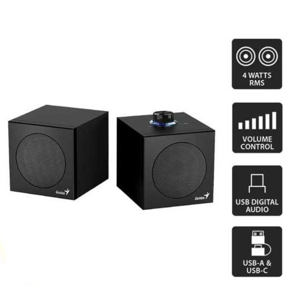 Loa vi tính Genius SP-HF300U 2.0 Màu đen Loa vi tính Genius SP-HF300U 2.0 Màu đen