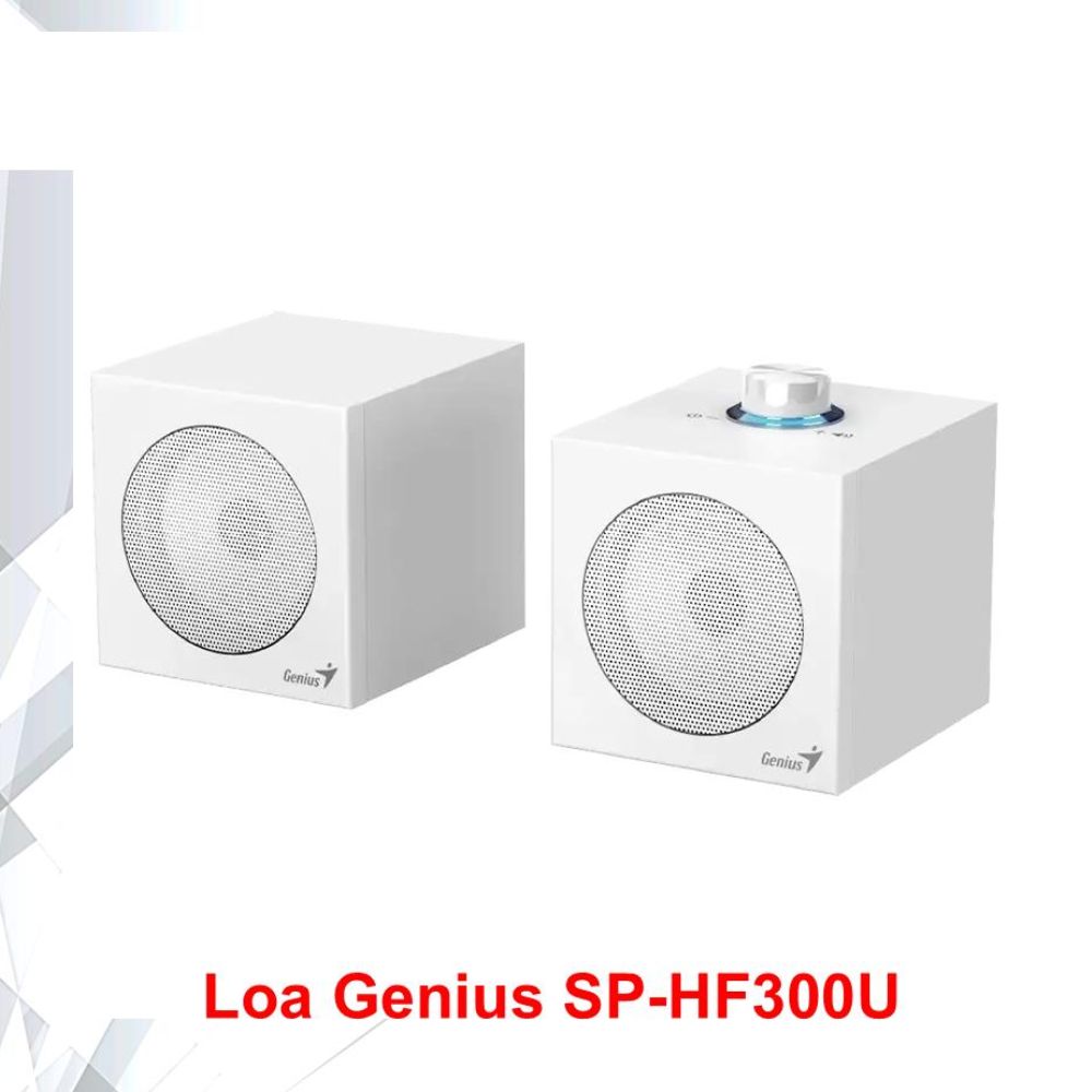 Loa vi tính Genius SP-HF300U 2.0 Màu trắng Loa vi tính Genius SP-HF300U 2.0 Màu trắng