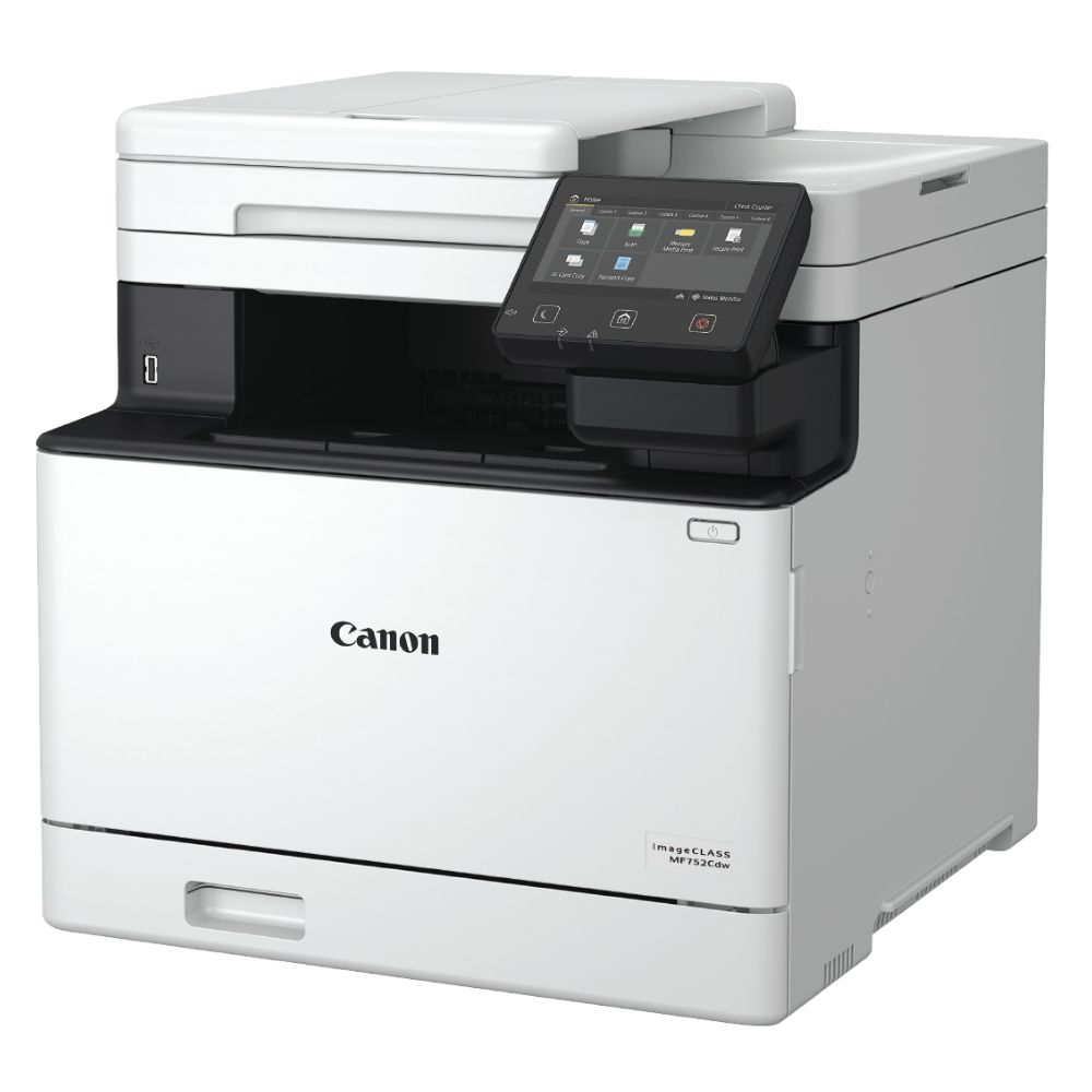 Máy in laser màu Canon MF752CDW (A4/A5/ In/ Copy/ Scan/ Đảo mặt/ ADF/ USB/ LAN/ WIFI) Máy in laser màu Canon MF752CDW (A4/A5/ In/ Copy/ Scan/ Đảo mặt/ ADF/ USB/ LAN/ WIFI)