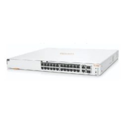 Switch Aruba Instant On 1960 24G 2XGT 2SFP+ 370W (JL807A) (Gigabit 1000Mbps/ 24 Cổng/ 2 SFP/ Smart Switch/ 24 cổng PoE/ Vỏ Thép)