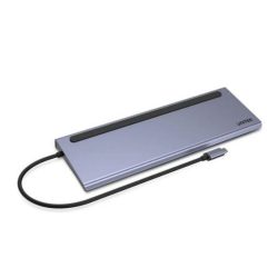 Bộ chuyển đổi Unitek D1022B 11 in 1 USB Type-C sang HDMI 4K@30Hz + VGA + USB-A + CardReader + 3.5mm + LAN + PD 100W