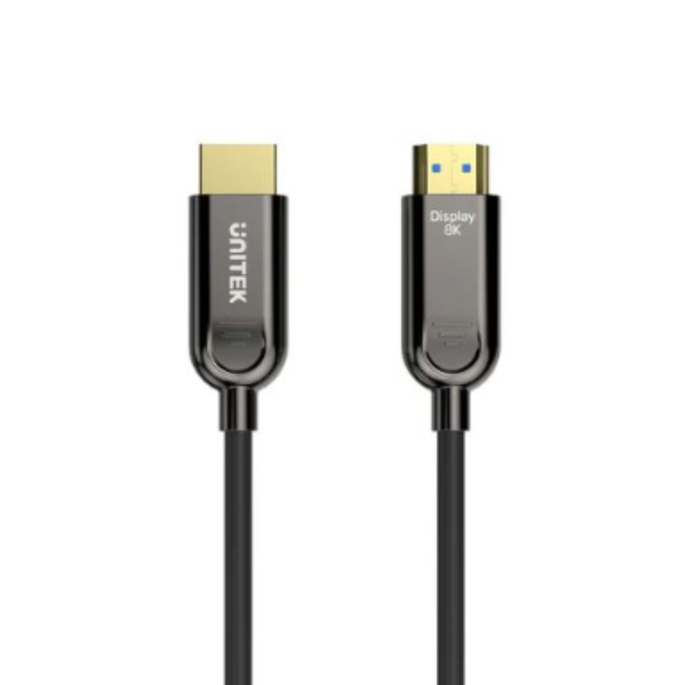 Cáp HDMI Unitek C11085GY01 30M chuẩn HDMI 2.1, sợi quang hỗ trợ 8K@60Hz và 4K@120Hz/144Hz Cáp HDMI Unitek C11085GY01 30M chuẩn HDMI 2.1, sợi quang hỗ trợ 8K@60Hz và 4K@120Hz/144Hz