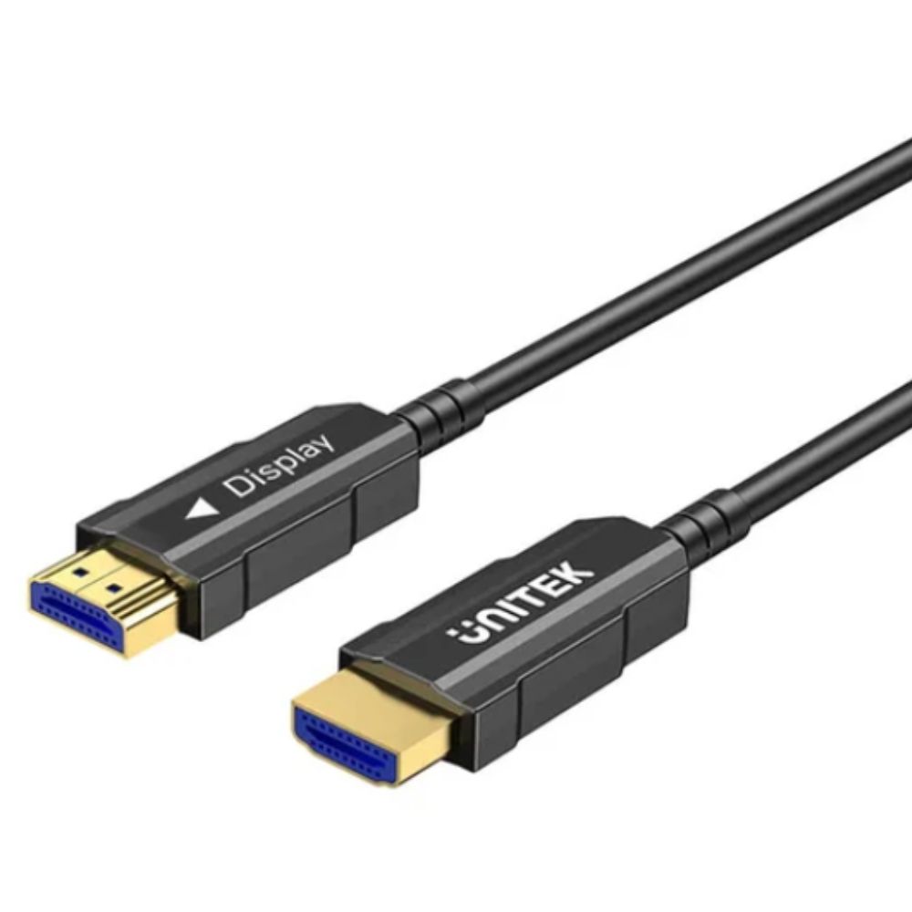 Cáp quang HDMI 2.0 Unitek C11072BK 10M hỗ trợ 4K 60Hz Cáp quang HDMI 2.0 Unitek C11072BK 10M hỗ trợ 4K 60Hz