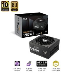 Nguồn máy tính Asus TUF Gaming 1200W Gold EVO ATX 3.1 & PCIe 5.1 (80 Plus Gold/ Full-Modular)