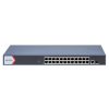 Switch Hikvision DS-3E1526P-E/M (Gigabit 1000Mbps/ 24 Cổng/ 1 SFP/ 24 cổng PoE/ Vỏ kim loại)