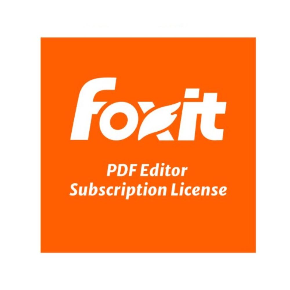 Phần mềm Foxit PDF Editor + (1 User/ 12 tháng) Phần mềm Foxit PDF Editor + (1 User/ 12 tháng)