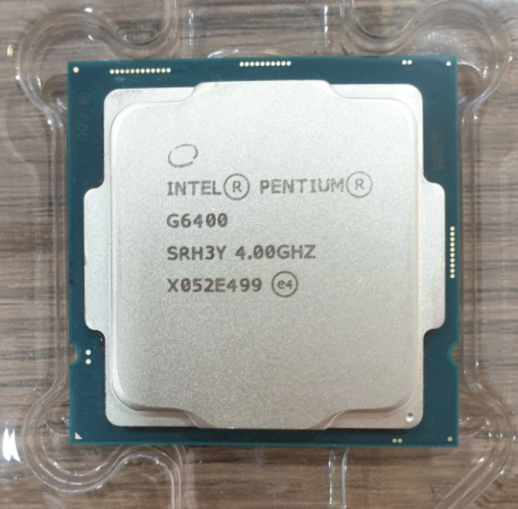 CPU Intel Pentium G6400 Tray (Socket 1200/ Base 4.0Ghz/ 2 Cores/ 4 Threads/ Cache 4MB) CPU Intel Pentium G6400 Tray (Socket 1200/ Base 4.0Ghz/ 2 Cores/ 4 Threads/ Cache 4MB)