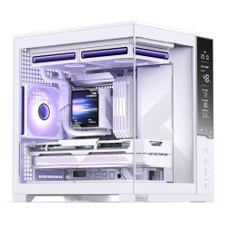 Vỏ máy tính JONSBO D34 White (Mini Tower/ M-ATX/ Trắng)