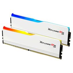 Ram PC GSKill Ripjaws M5 RGB 64GB (2 x 32GB) DDR5 5200 Mhz White (F5-5200J4040A32GX2-RM5RW)