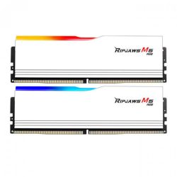 Ram PC GSKill Ripjaws M5 RGB 32GB (2x16GB) DDR5 5200 Mhz White (F5-5200J4040A16GX2-RM5RW)