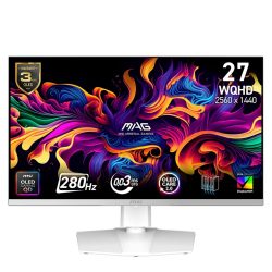 Màn hình gaming MSI MAG 272QPW QD-OLED X28 (26.5Inch/ 2K/ 0,03ms/ 280Hz/ 450 cd/m2/ QD-OLED)