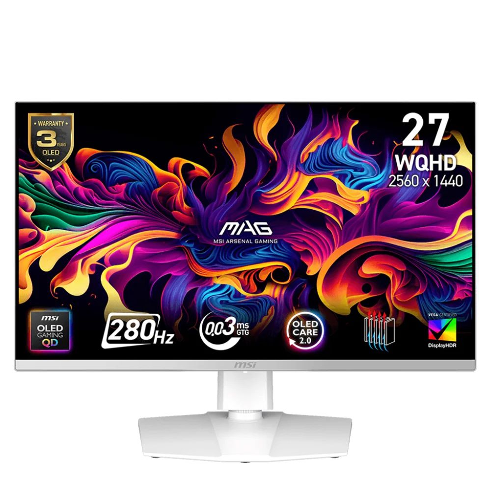 Màn hình gaming MSI MAG 272QPW QD-OLED X28 (26.5Inch/ 2K/ 0,03ms/ 280Hz/ 450 cd/m2/ QD-OLED) Màn hình gaming MSI MAG 272QPW QD-OLED X28 (26.5Inch/ 2K/ 0,03ms/ 280Hz/ 450 cd/m2/ QD-OLED)