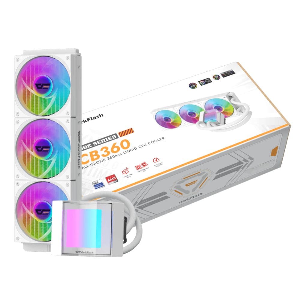 Tản nhiệt nước AIO DarkFlash CB360 White Tản nhiệt nước AIO DarkFlash CB360 White