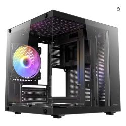 Vỏ máy tính Antec VCX10M RGB (3 Fan RGB, Bể cá kính, Panoramic 270 độ)