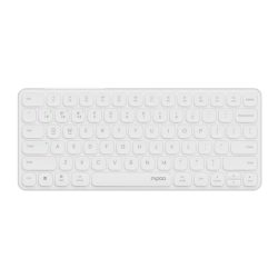 Bàn phím không dây Rapoo E9050L Màu trắng (Bluetooth/Wireless/ Pin sạc)