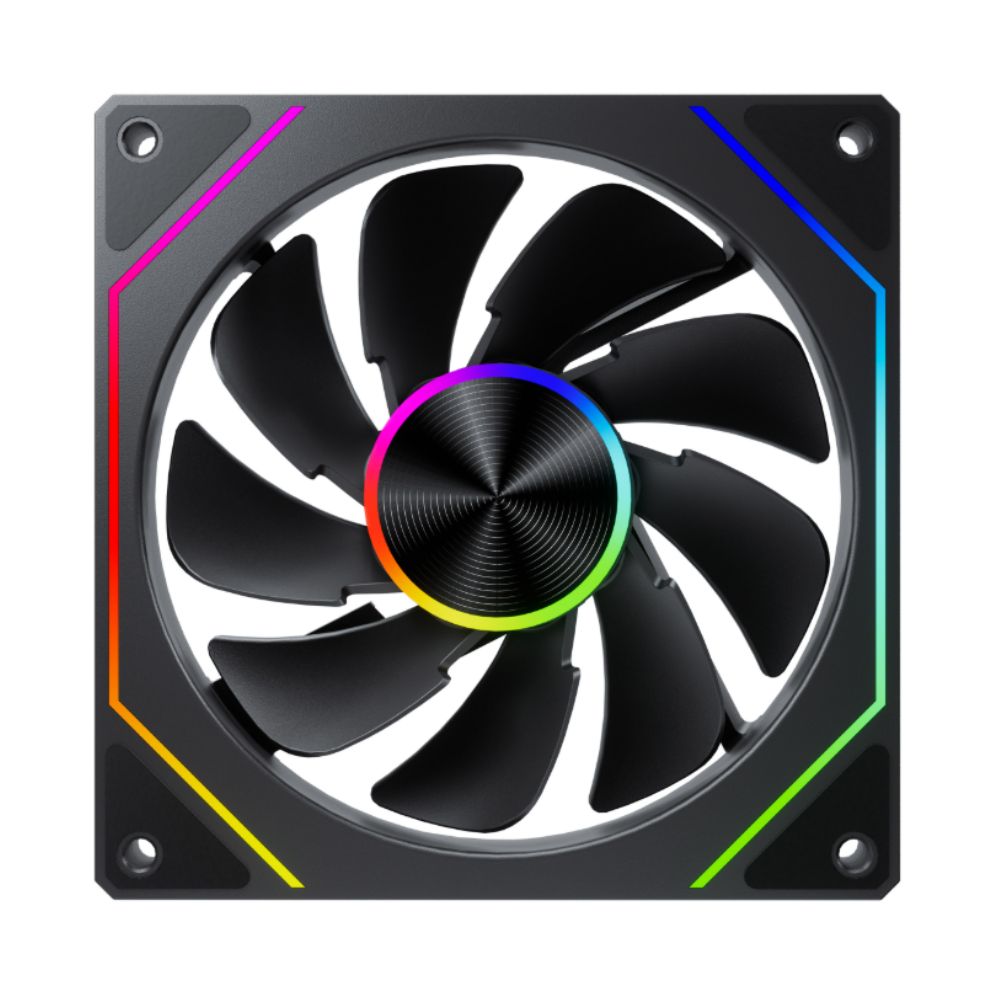 Quạt case KENOO ESPORT RGB INF1-V1-R (Gió Ngược) - Màu Đen Quạt case KENOO ESPORT RGB INF1-V1-R (Gió Ngược) - Màu Đen
