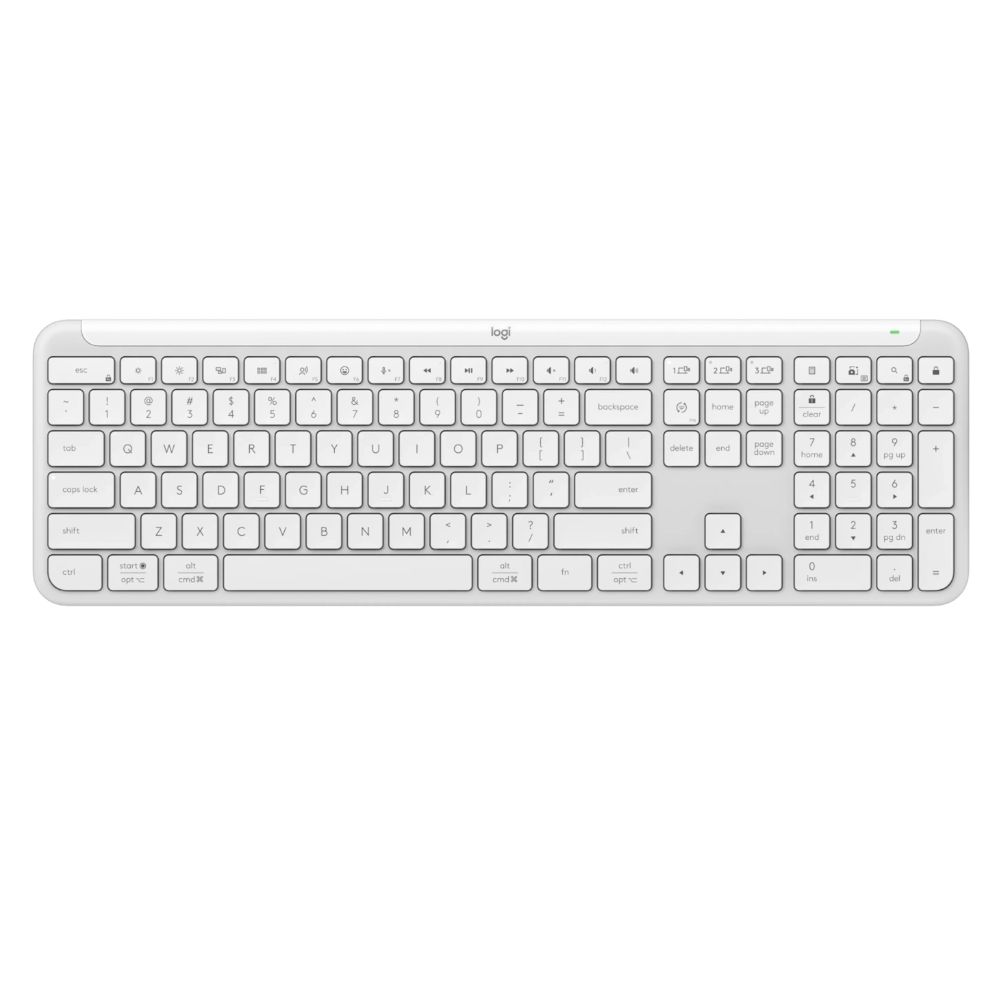 Bàn phím không dây Logitech K950 Signature Trắng (Bluetooth/Wireless) Bàn phím không dây Logitech K950 Signature Trắng (Bluetooth/Wireless)