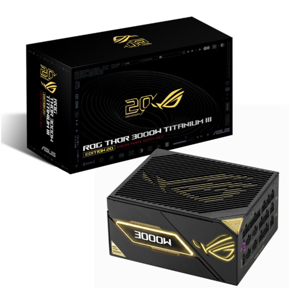 Nguồn máy tính Asus Rog Thor 3000W Titanium III Edition 20 (ROG Equalizer) Nguồn máy tính Asus Rog Thor 3000W Titanium III Edition 20 (ROG Equalizer)