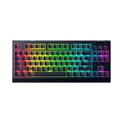 Bàn phím cơ không dây Razer BlackWidow V4 Tenkeyless HyperSpeed (Bluetooth/Wireless/ LED RGB/ Đen)