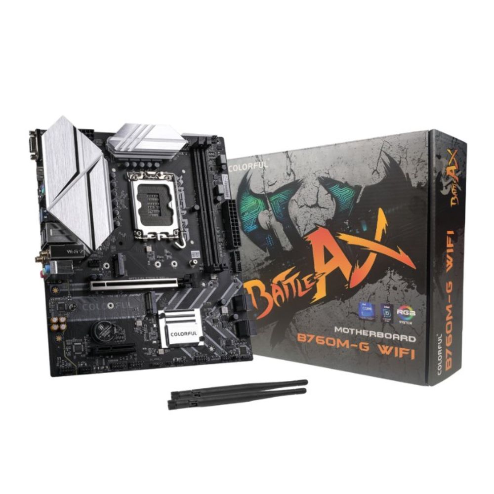 Mainboard Colorful BATTLE-AX B760M-G WIFI V20A D4 (Intel B760/ Socket 1700/ M-ATX)