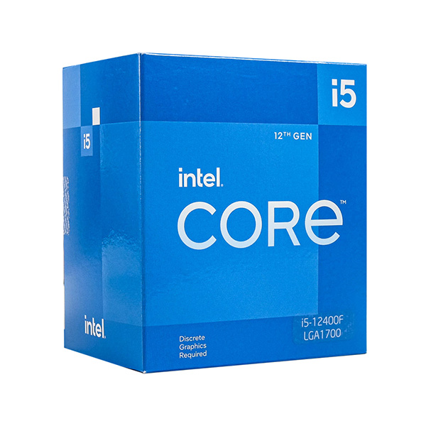 CPU Intel Core i5 12400F Box (Socket 1700/ Base 2.5Ghz/ Turbo 4.4GHz/ 6 Cores/ 12 Threads/ Cache 18MB) CPU Intel Core i5 12400F Box (Socket 1700/ Base 2.5Ghz/ Turbo 4.4GHz/ 6 Cores/ 12 Threads/ Cache 18MB)
