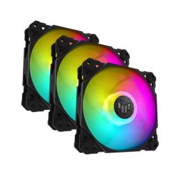 Quạt case Asus TUF Gaming TF120 ARGB 3IN1 ( PACK 3 FAN 12CM / CÓ HUB)