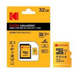 Thẻ nhớ MicroSD Kodak 32GB UHS-I U3/V30/A1 kèm Adapter (75MB/s/ W:25MB/s)