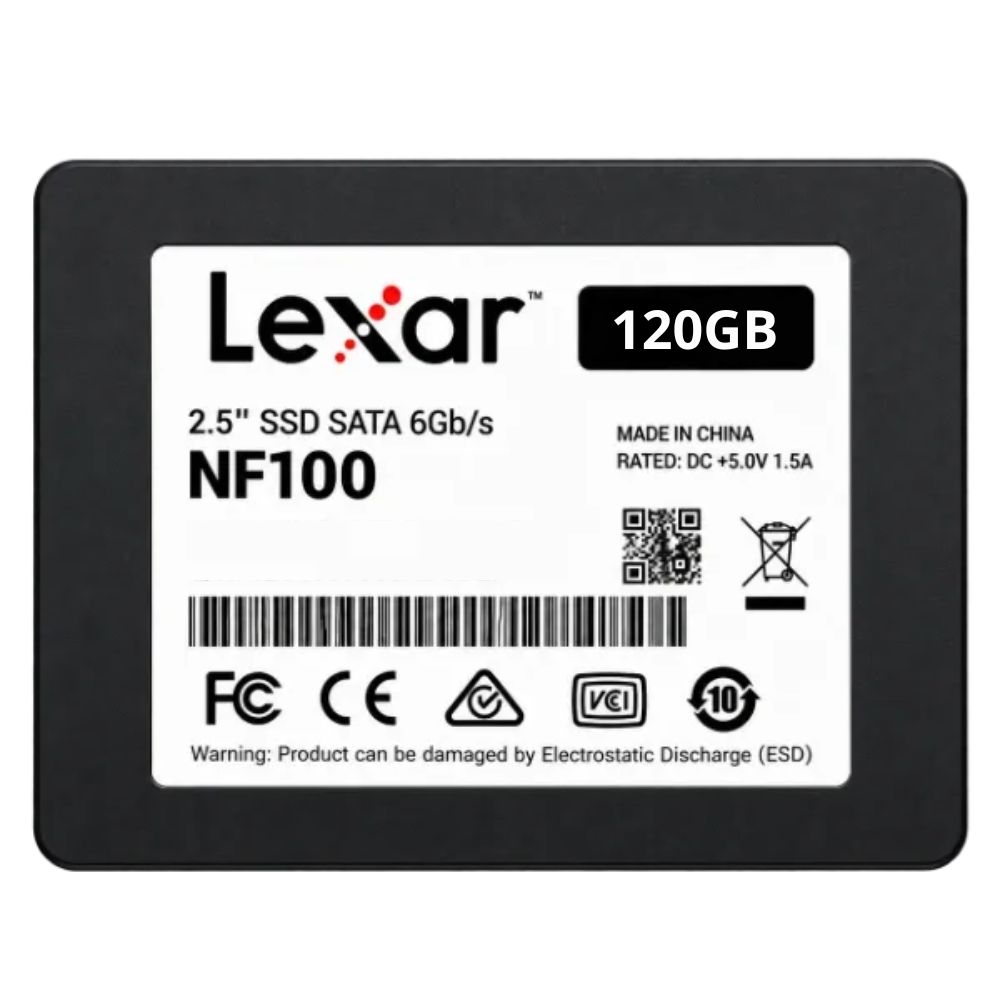 Ổ SSD Lexar NF100 120GB (SATA3/ 2.5Inch/ 500MB/s) Ổ SSD Lexar NF100 120GB (SATA3/ 2.5Inch/ 500MB/s)