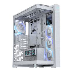 Vỏ máy tính Asus ROG CRONOX GR801 CURVE TG SCREEN ARGB White Edition (E-ATX - 4 Fan ARGB)