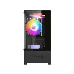 Vỏ máy tính KENOO ESPORT GK110 - Màu Đen (Mini Tower/ M-ATX/ Đen)