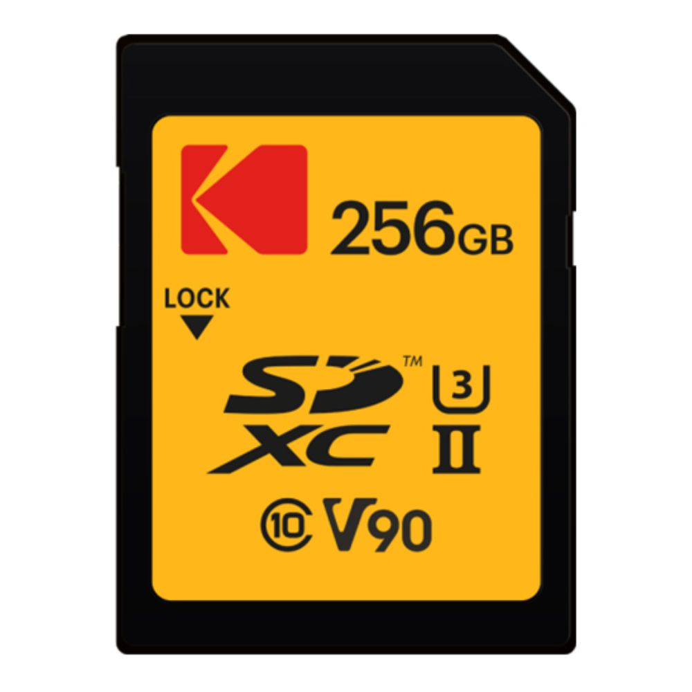 Thẻ nhớ SD Kodak 256GB UHS-II U3 V90 (R:280MB/s/ W:240MB/s) Thẻ nhớ SD Kodak 256GB UHS-II U3 V90 (R:280MB/s/ W:240MB/s)