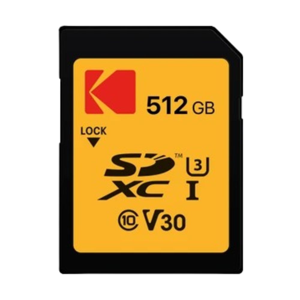 Thẻ nhớ SD Kodak 512GB UHS-I U3 V30 (R:70MB/s/ W:30MB/s) Thẻ nhớ SD Kodak 512GB UHS-I U3 V30 (R:70MB/s/ W:30MB/s)