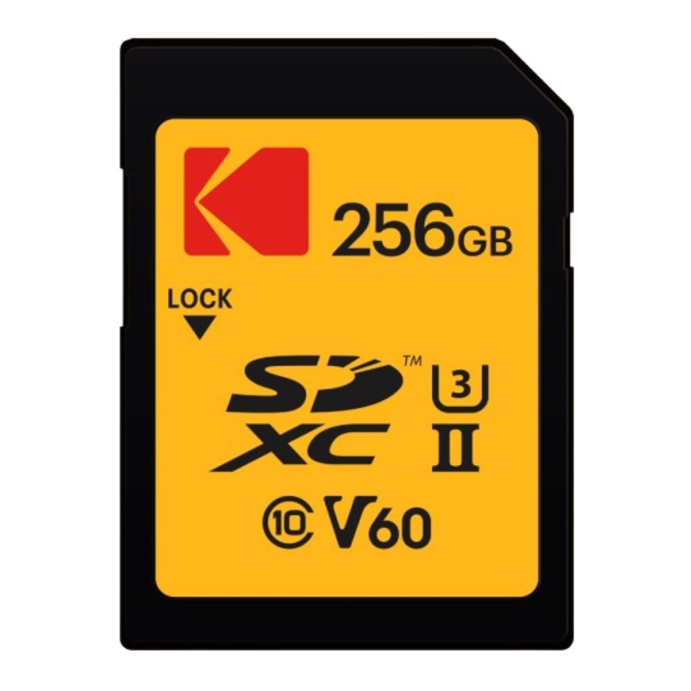 Thẻ nhớ SD Kodak UHS-II U3 V60 256GB (R:280MB/s/ W:150MB/s) Thẻ nhớ SD Kodak UHS-II U3 V60 256GB (R:280MB/s/ W:150MB/s)