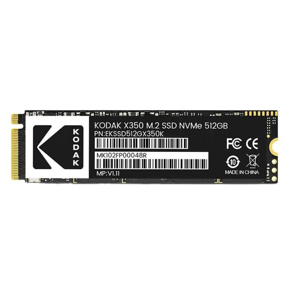 Ổ SSD Kodak X350 512GB (NVMe PCIe/ M2.2280/ 3400MB/s/ 3000MB/s)