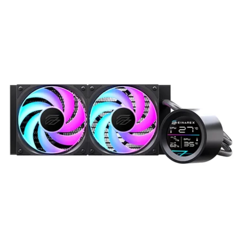 Tản nhiệt nước AIO EINAREX ORBIT 240mm Lite Black Tản nhiệt nước AIO EINAREX ORBIT 240mm Lite Black